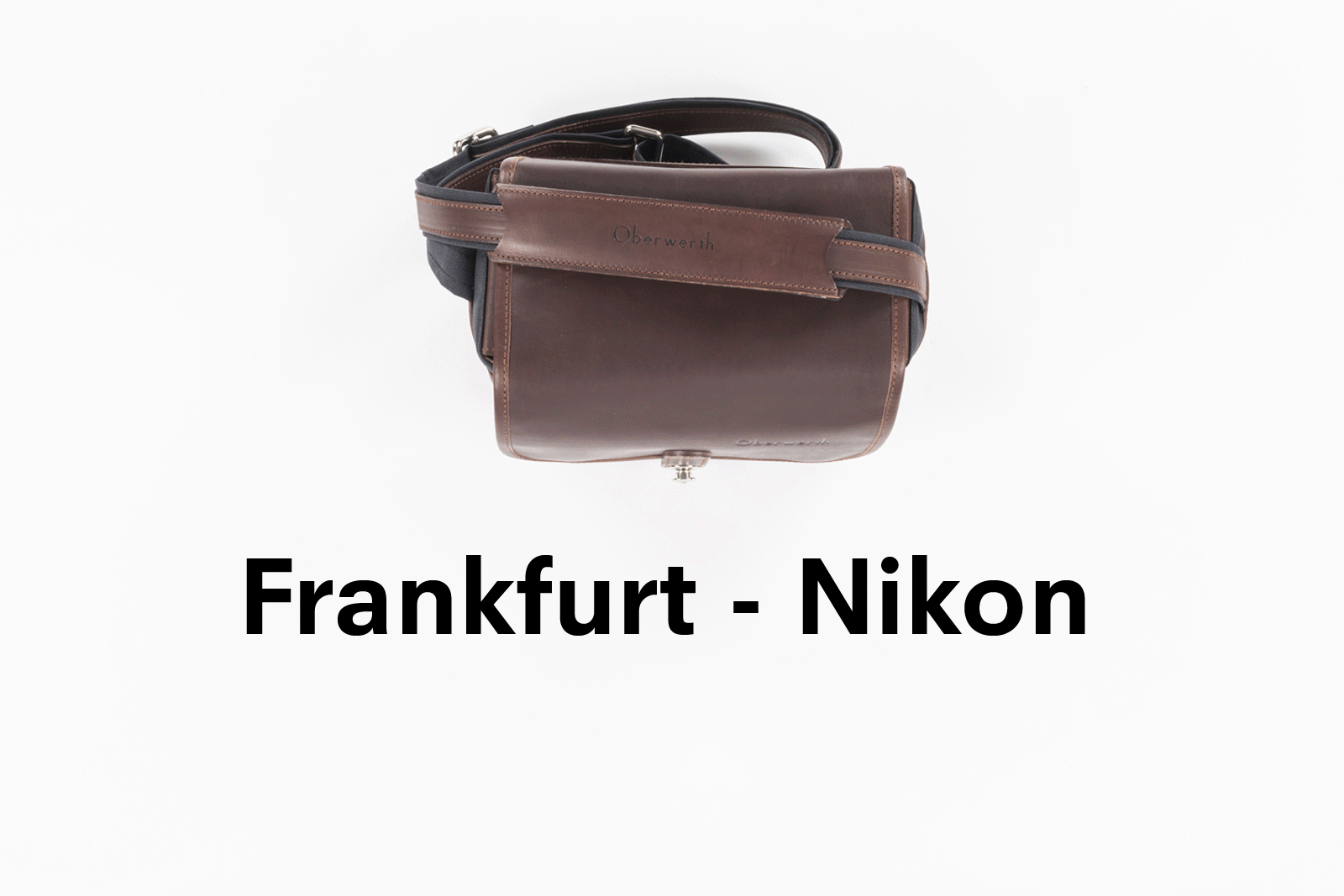 Camera bag FRANKFURT Black Line